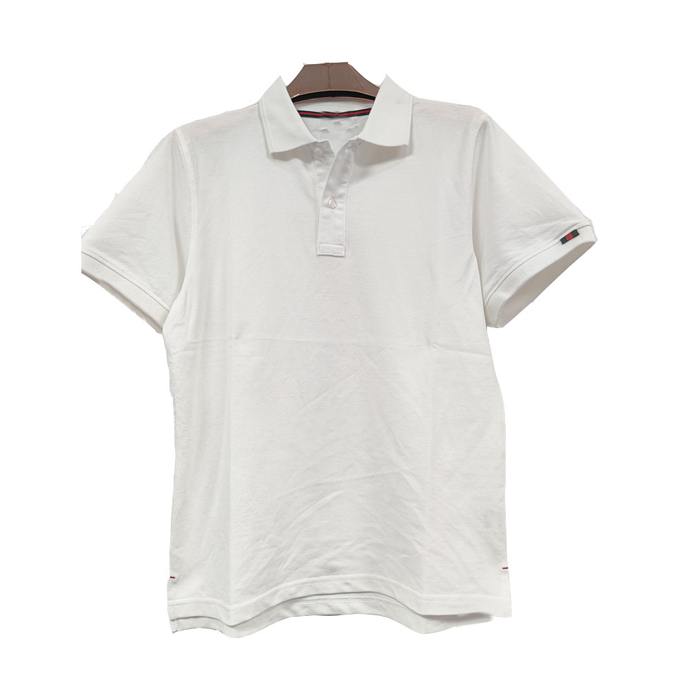 Custom 100% Cotton Plain Blank Summer Golf Men's Polo Shirt 